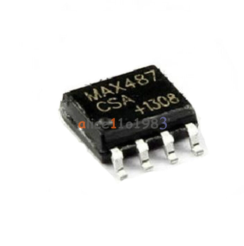 10PCS MAX487 MAX487CSA IC TXRX RS485/RS422 LOWPWR 8SOIC
