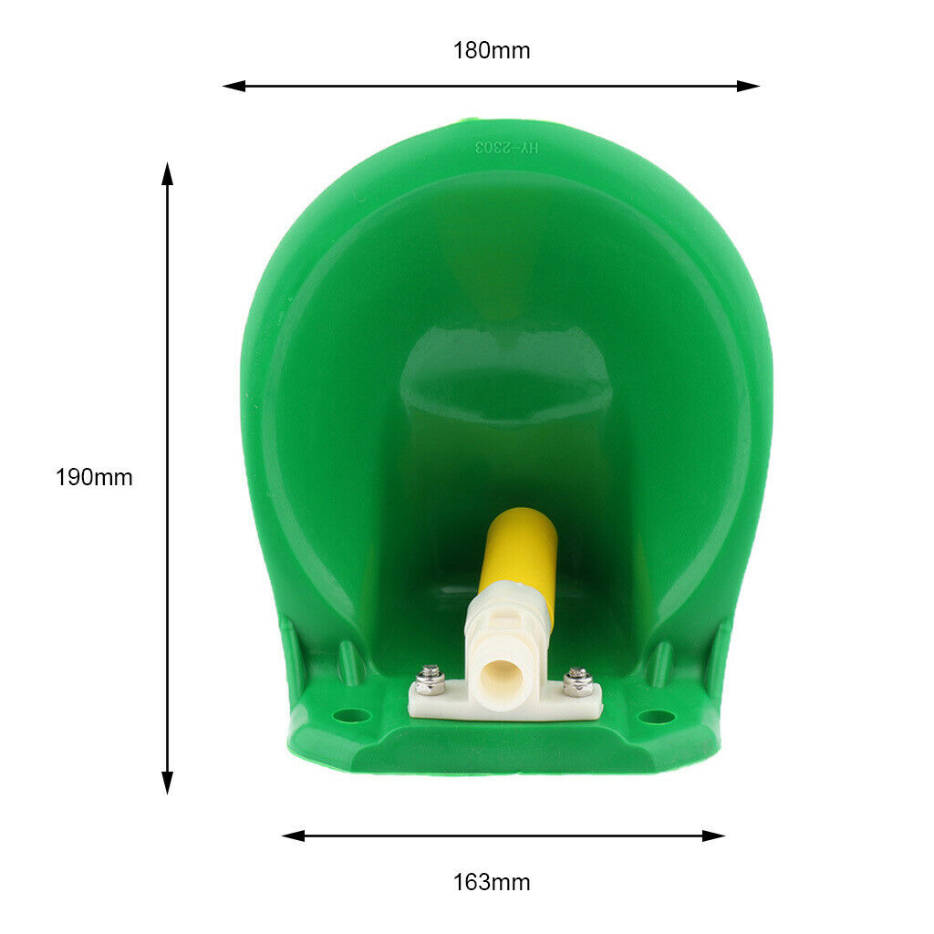 3 Packs Automatic Water Dispenser Waterer Bowl for Sheep Goat Cattle Calves