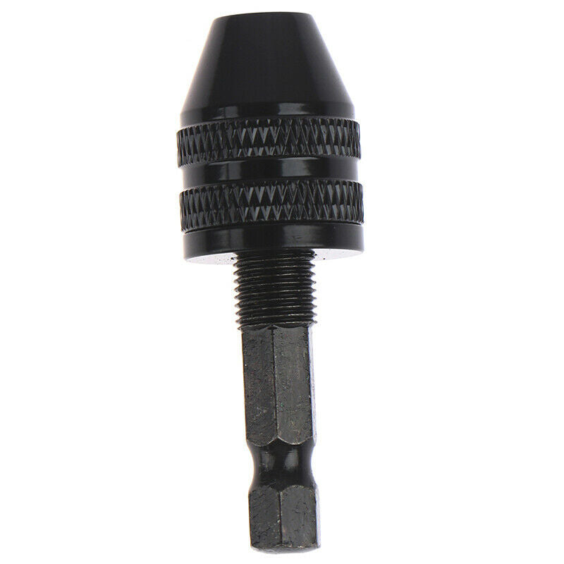 0.3-3.6mm Keyless Drill Chuck Screwdriver Impact Driver Adaptor 1/4" Sh .l8