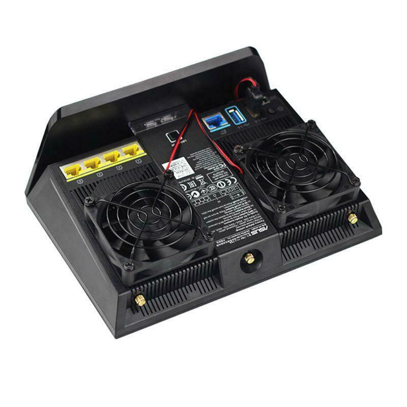 1Set Cooling Fan USB Fan Cooler for A-SUS RT-AC68U/AC86U/AC87U/R8000 Router