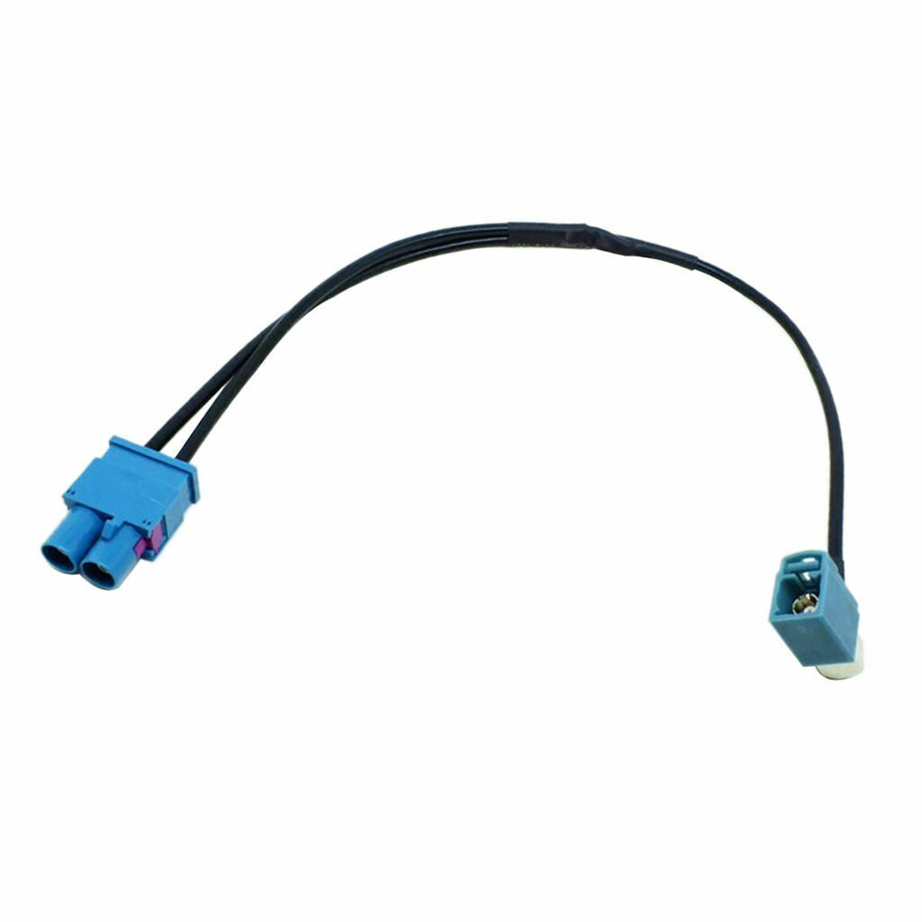 Antenna Adapter Aerial FAKRA Cable Twin Double Male For VW for Audi Seat