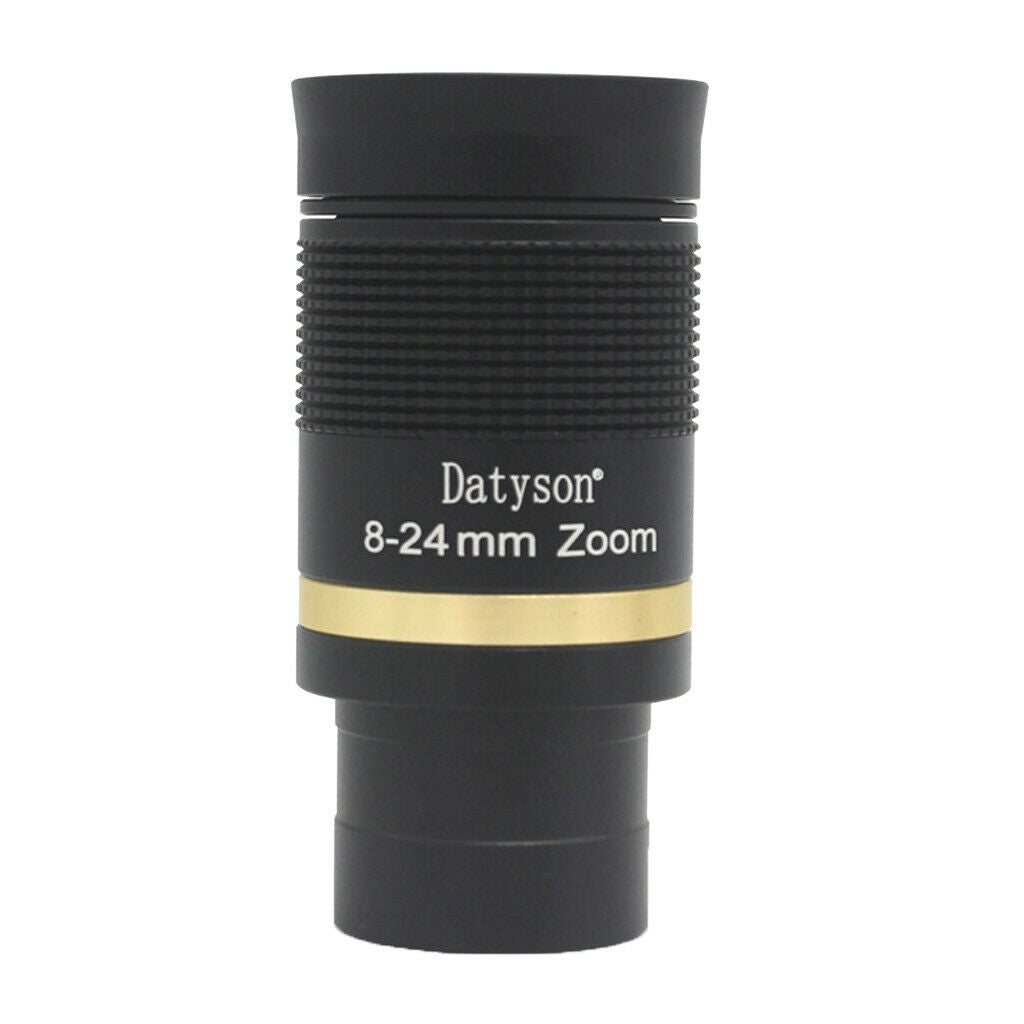 Wide Angle 8-24mm 1.25'' Zoom Eyepiece Optic for Astronomy Telescope Access