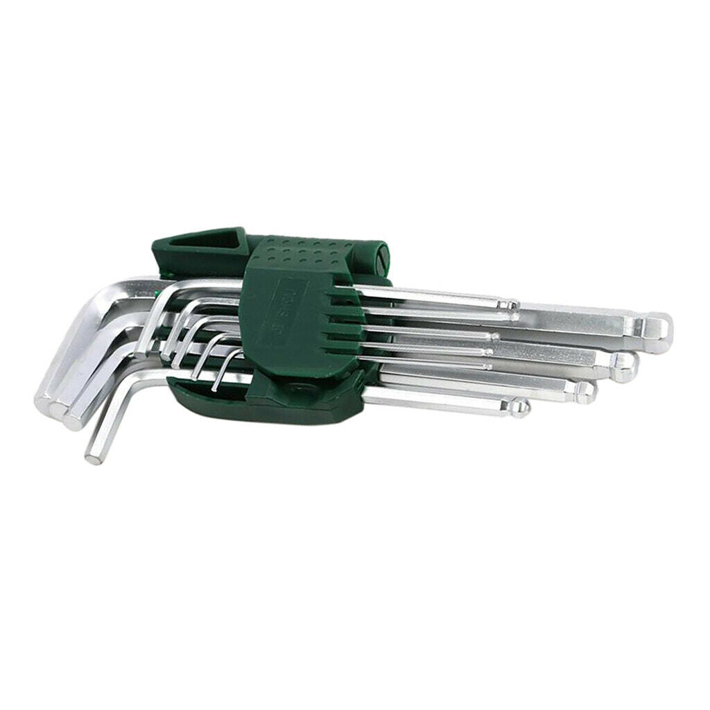 9 Size Hex Key Set Portable Wrench Tool Screwdriver Tools H1.5 - H10