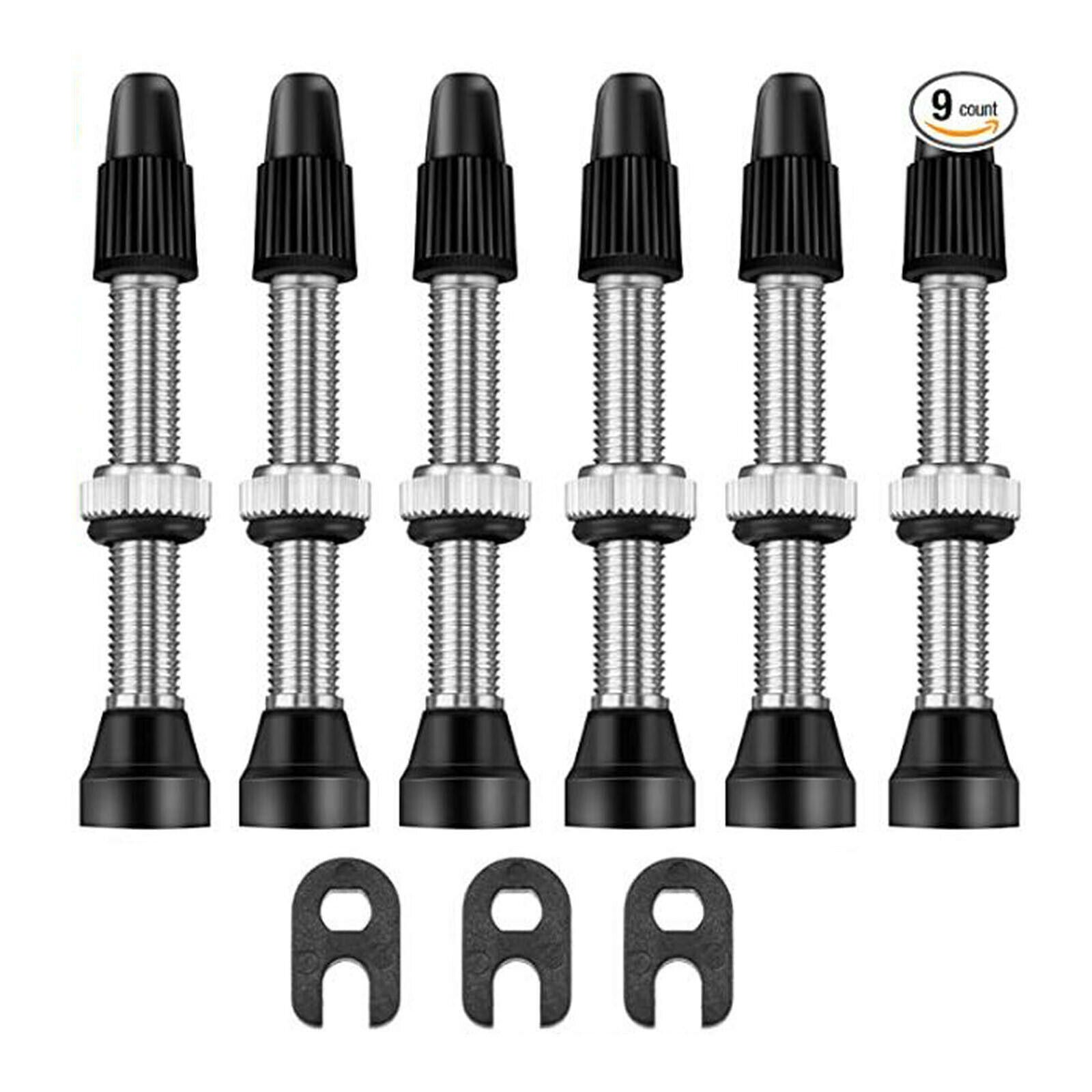 3Pair Presta Valve Stems w/Value Core Remover Tool for Tubeless Rims & Wheel