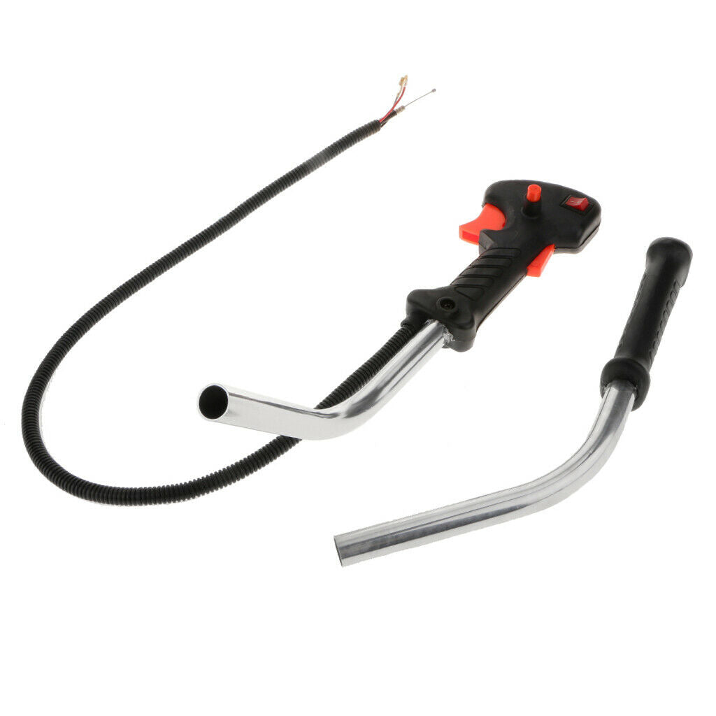 45cm Plastic Brush Cutter Handle Switch Throttle Control Tools with Cable