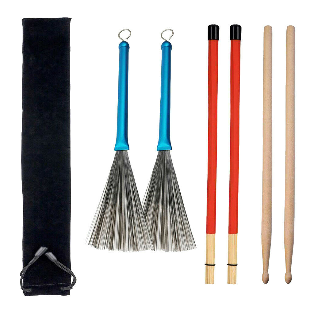 Musical Drum Repair Parts Drum Sticks, Wire Brushes And Rods Drum Brushes