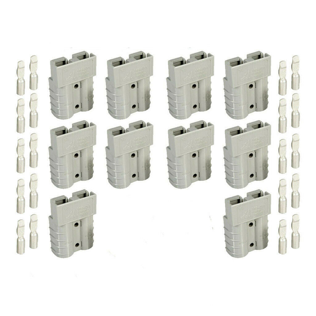 10Pcs Battery Connector 600V 50A For  Forklift Caravan Trailer