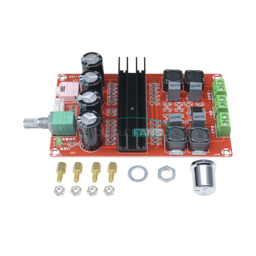 12V-24V 2x100W TPA3116 D2 Dual Channel Digital Audio Amplifier Board for Arduino