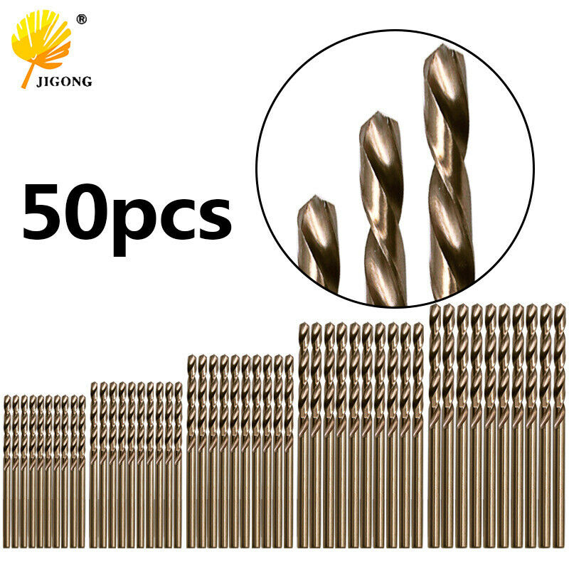 50 PCS HSS Mini Twist Drill Bits For Hard 1mm-3.0mm Drill Bit Tool