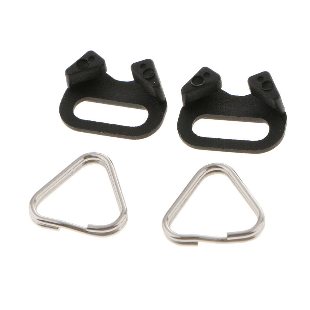 Prettyia Camera Strap Triangle Split Ring 10mm for Hand Grip Shoulder Blet