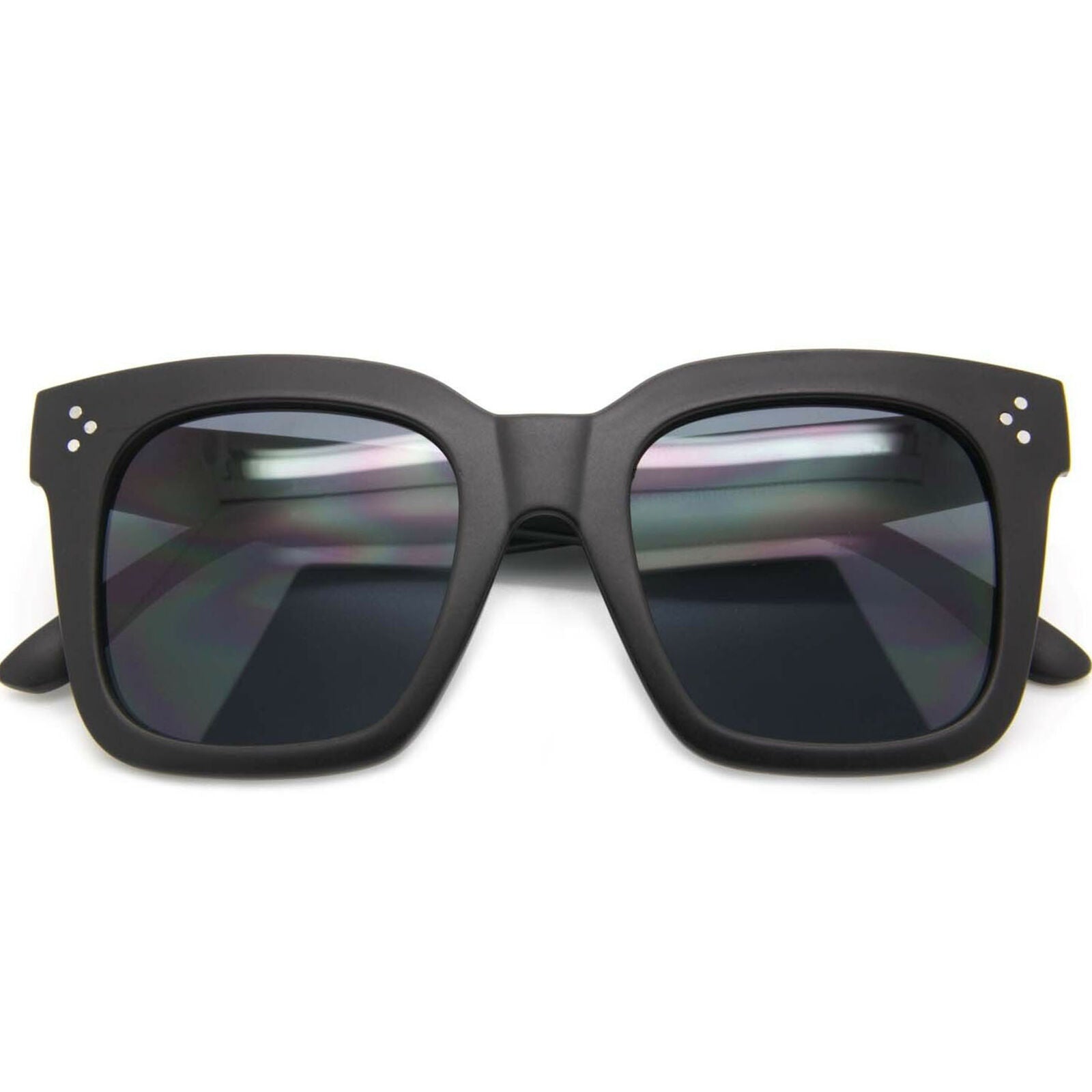Large Oversized Square Sunglasses Gradient Lens Thick Retro Frame Women Fashion