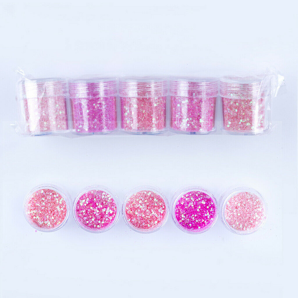 5x Holographic Chunky Festival Glitters Sequins for Face Body Hair Nails 03