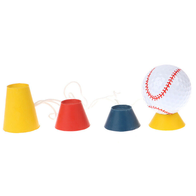 4 In 1 Different Golf Tees Golf Winter Rubber Tee with Rope Golf Ball Hol.l8