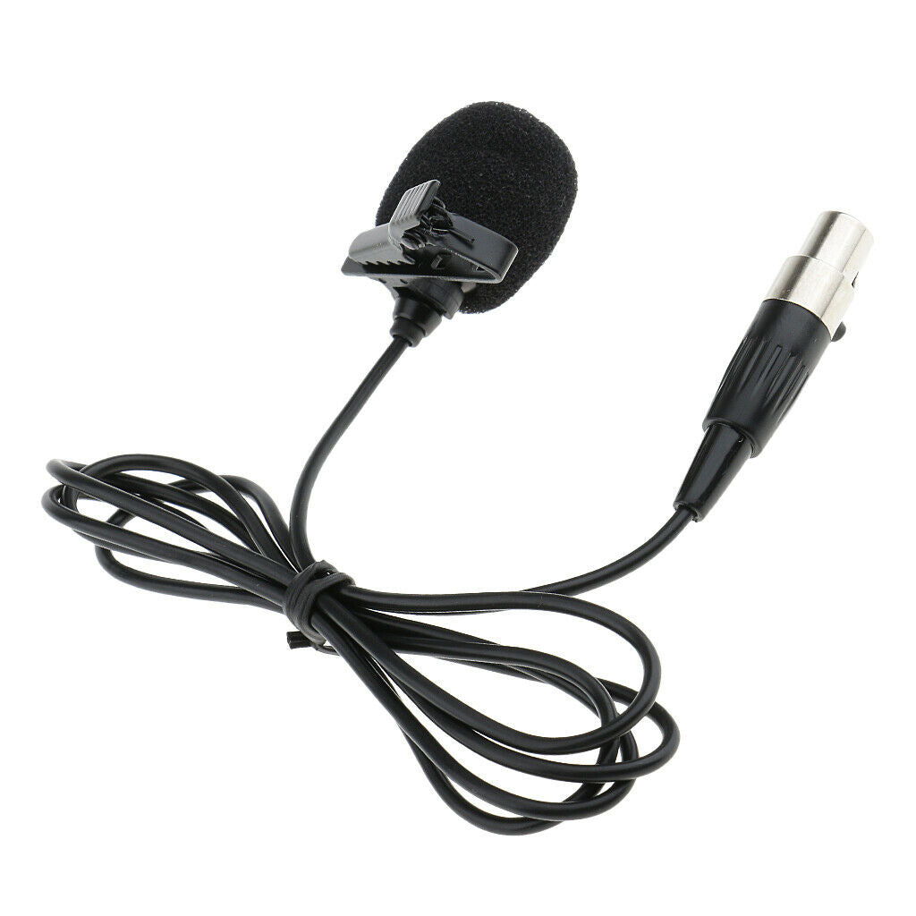 Professional 3pin lapel / lavalier microphone for voice amplifier speakers
