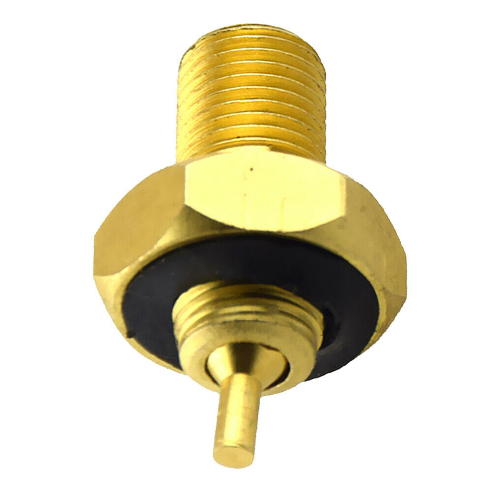 2 Pieces Copper+Rubber Bore Tire Valve Reducer Adapter External + Internal