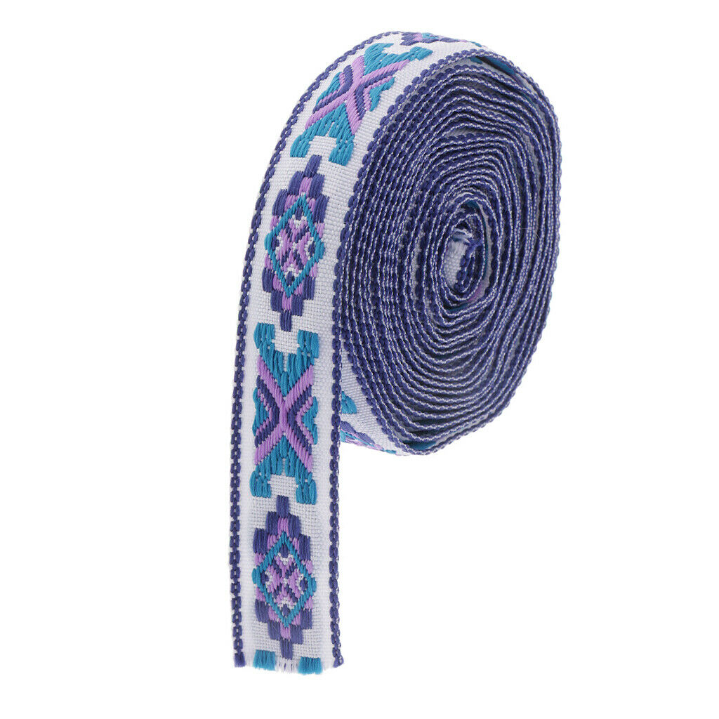 3 Yards Ethnic Style Embroidery Tassels Trim Lace Ribbon Lace Trims Applique