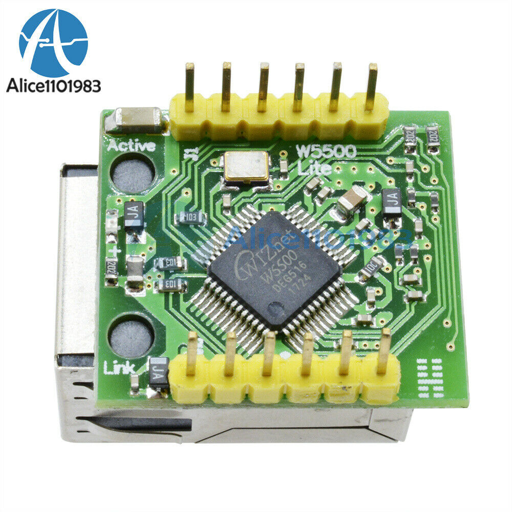 2PCS USR-ES1 ENC28J60 W5500 Chip SPI to LAN/ Ethernet Converter TCP/IP Module