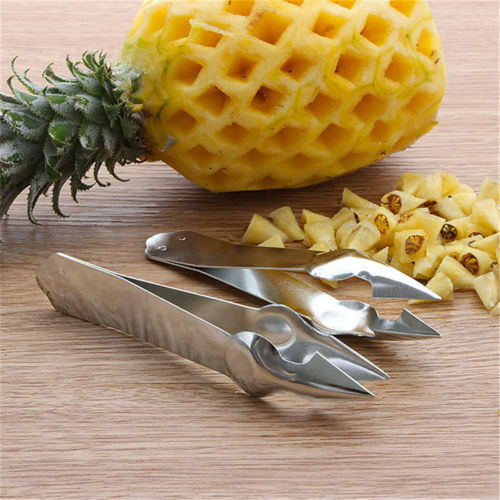Eye Remover Fruit Corer Peeler Tools Kitchen Pineapple Clip Cutter Slicer
