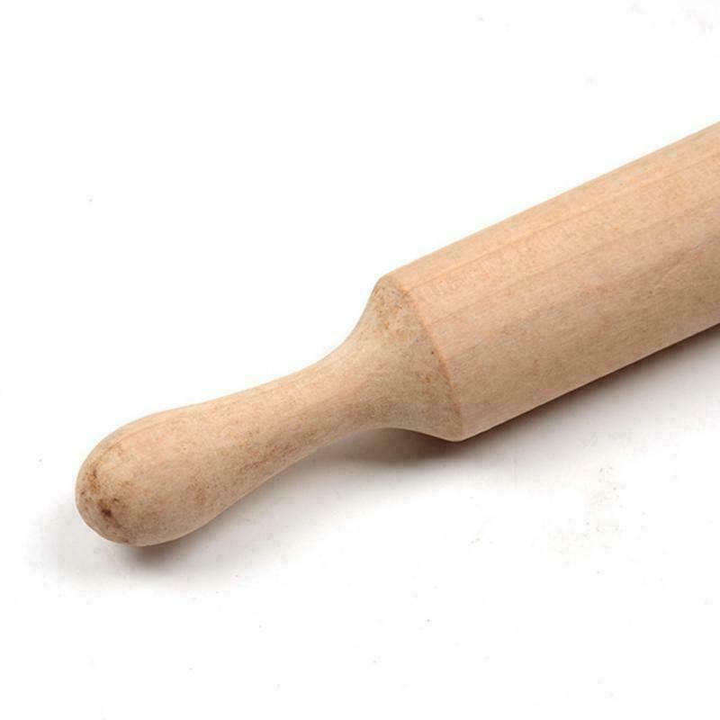 Home Indoor Kitchen Baking Cooking Decor Tools Wooden Cake Fondant Rolling Pin