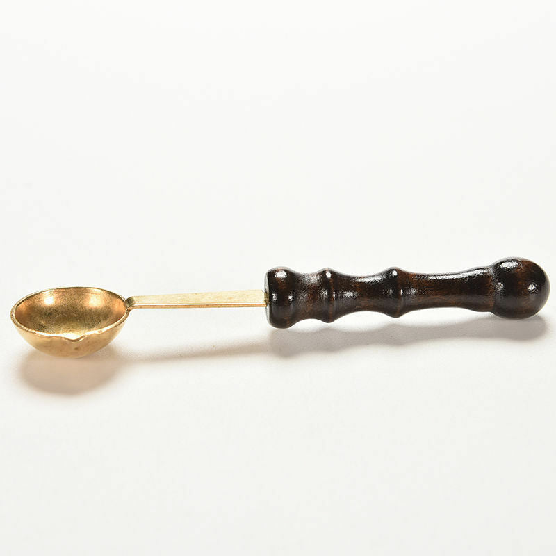 1PC Brass Wood Spoon For Melt Wax Melted Dissolve Seal Stamp Envelope Craf.l8
