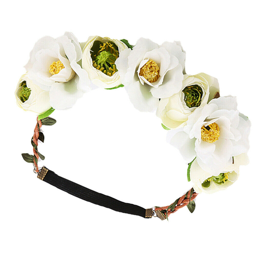 Wedding Party Festival Garland Hairband Flower Headband Bridesmaid Accessory