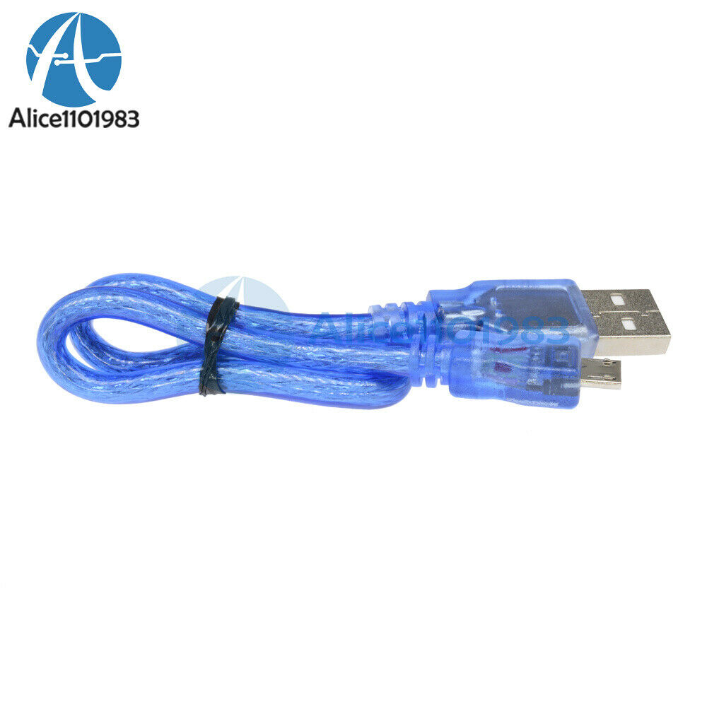 25cm USB 2.0 Standard A Male to Micro USB 5 pin Male Data Charge Cable