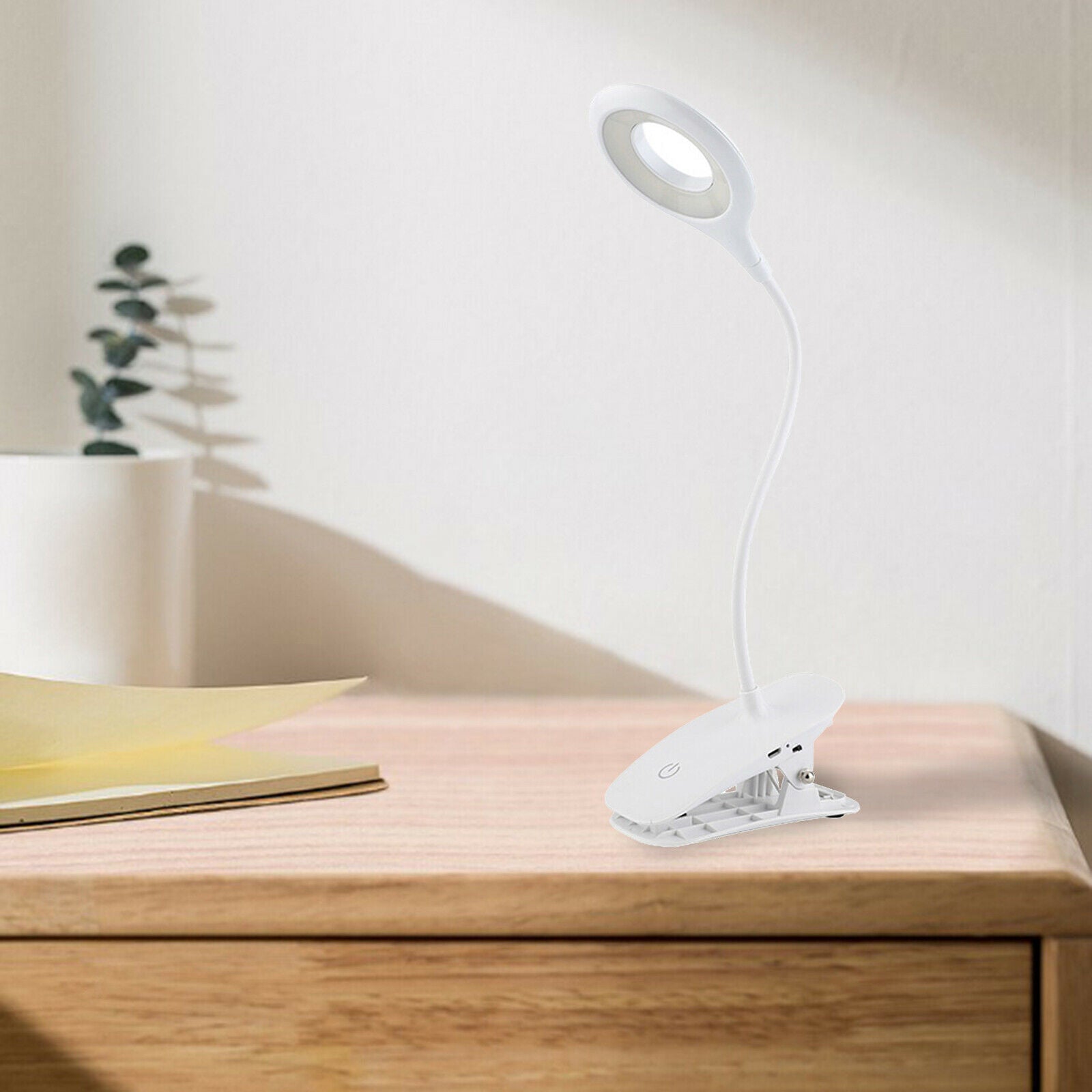 Reading Light Adjustable LED Touch Desk Table Bed Headboard Lamp 20LED