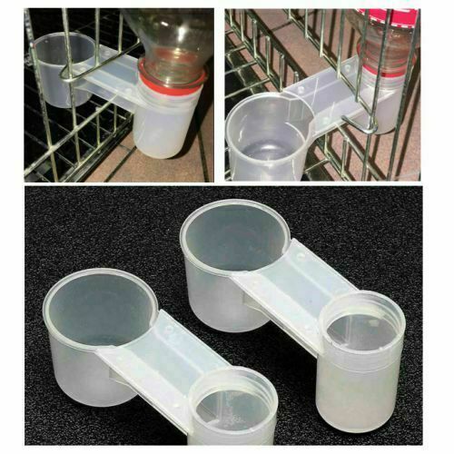 20/set Pet Bird Feeder Drinker Cup Water Bottle For Chicken Poultry Dove Pigeon