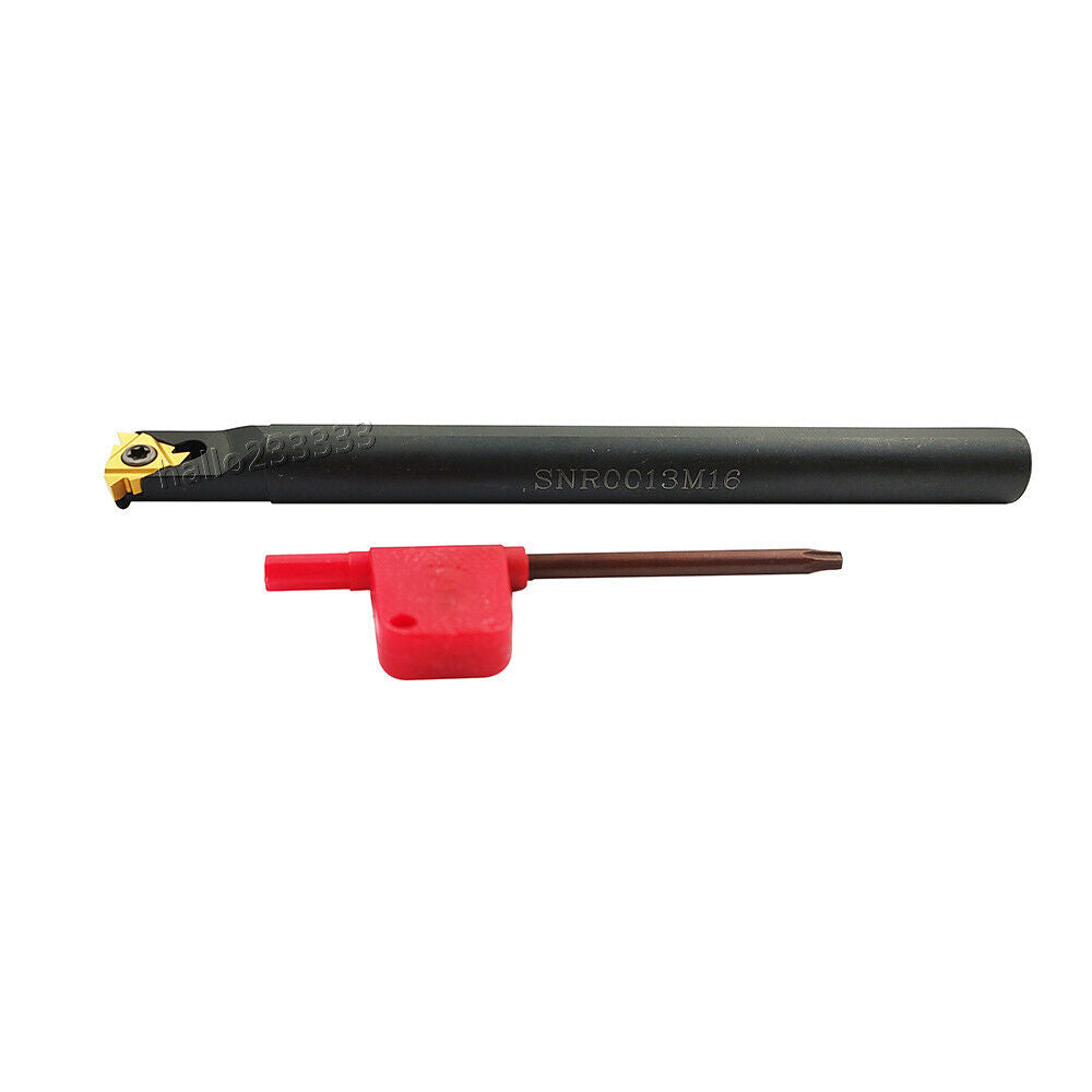 SNR0013M16 Lathe Internal Threading Boring Bar Turning Tool Holder +16IR AG60