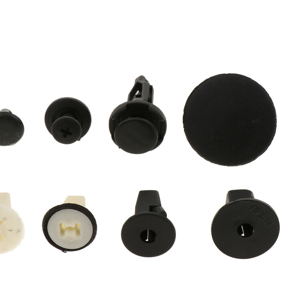 HE11 146Pcs Car Boxed Plastic Fastener Push Type Rivets Bumper Retainer Clip