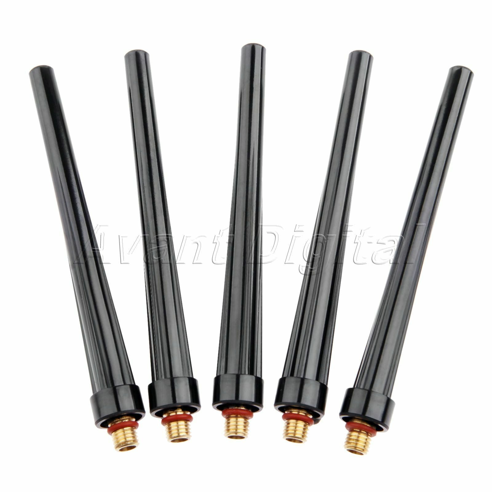5pcs 41V24 Long Back Cup for WP-9 WP-20 WP-25 Tig Welding Torch Replacement Kit