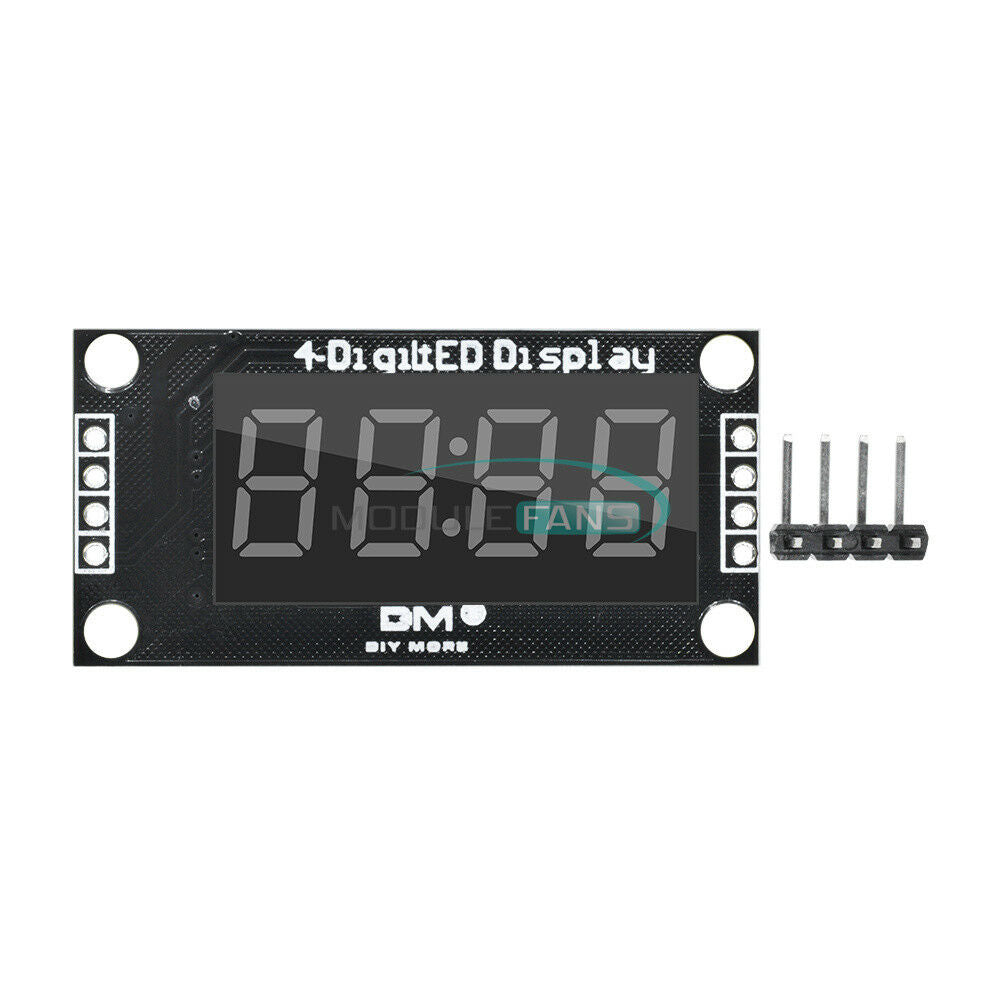 TM1637 0.36 " inch 7-Segment 4-Digit LED Display Clock Red LED Tube Module Board