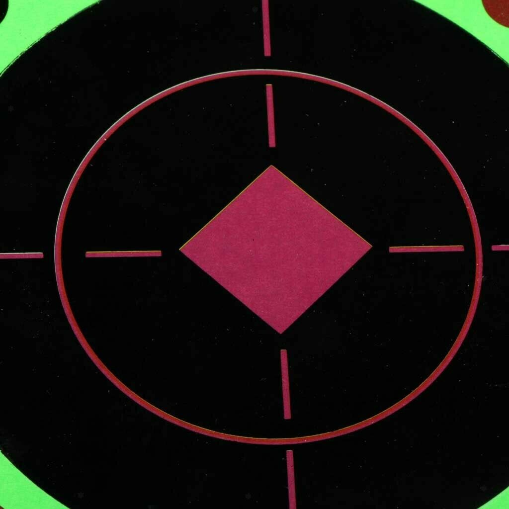 25pcs 4"  Stickers Adhesive Glow Shot for Shooting Training