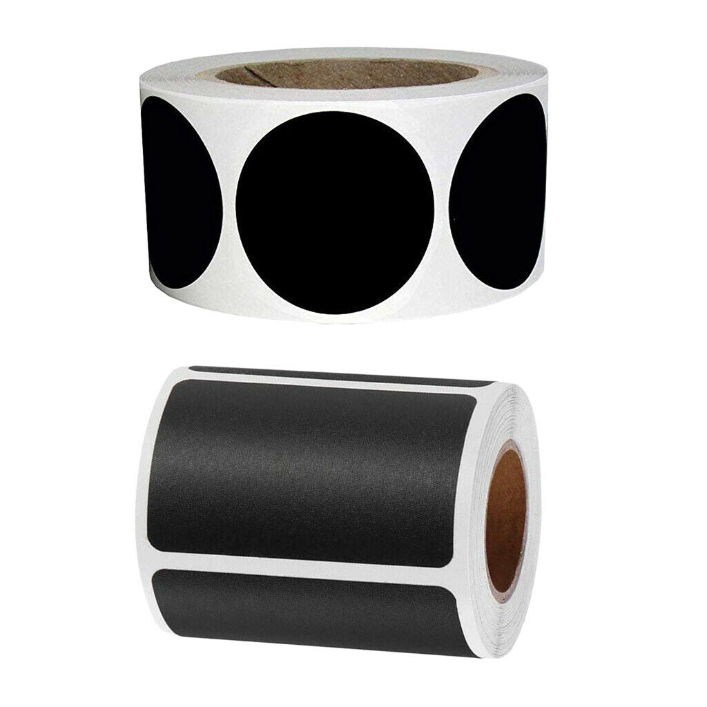 2Roll Blackboard Stickers Storage Stickers for Glass Food Kitchen Supplies