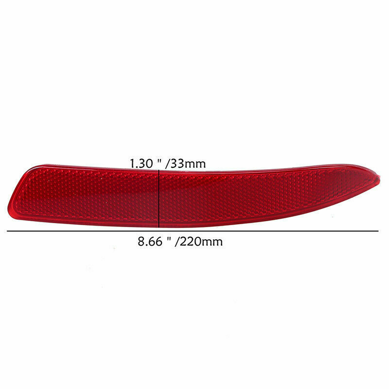 Red Right Rear Bumper Cover Reflector Fit For BMW X5 2008 2009 2010 63217158950