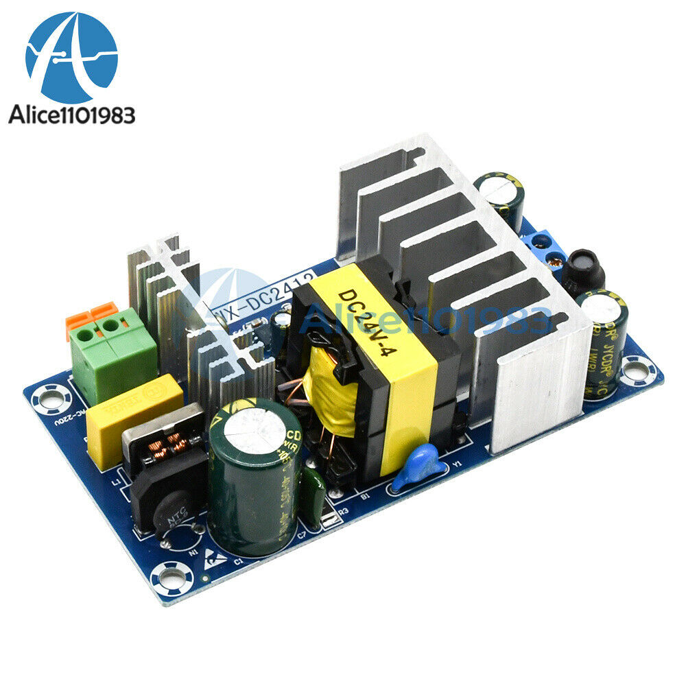 2PCS AC85-265V to DC24V 4A-6A 100W Switching Power Supply Board Supply Module