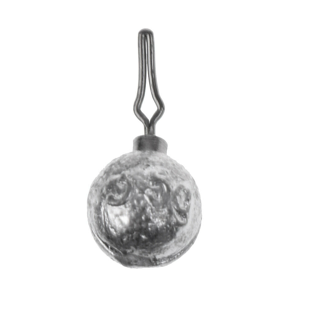 Lead Fishing Sinkers Lead Round Balls weights Quick Insert Lead Sinker 10g