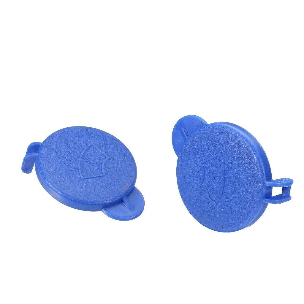 2pcs Windscreen Washer Bottle Cap 2001-2008 Blue 1488251 For Ford Fiesta MK6