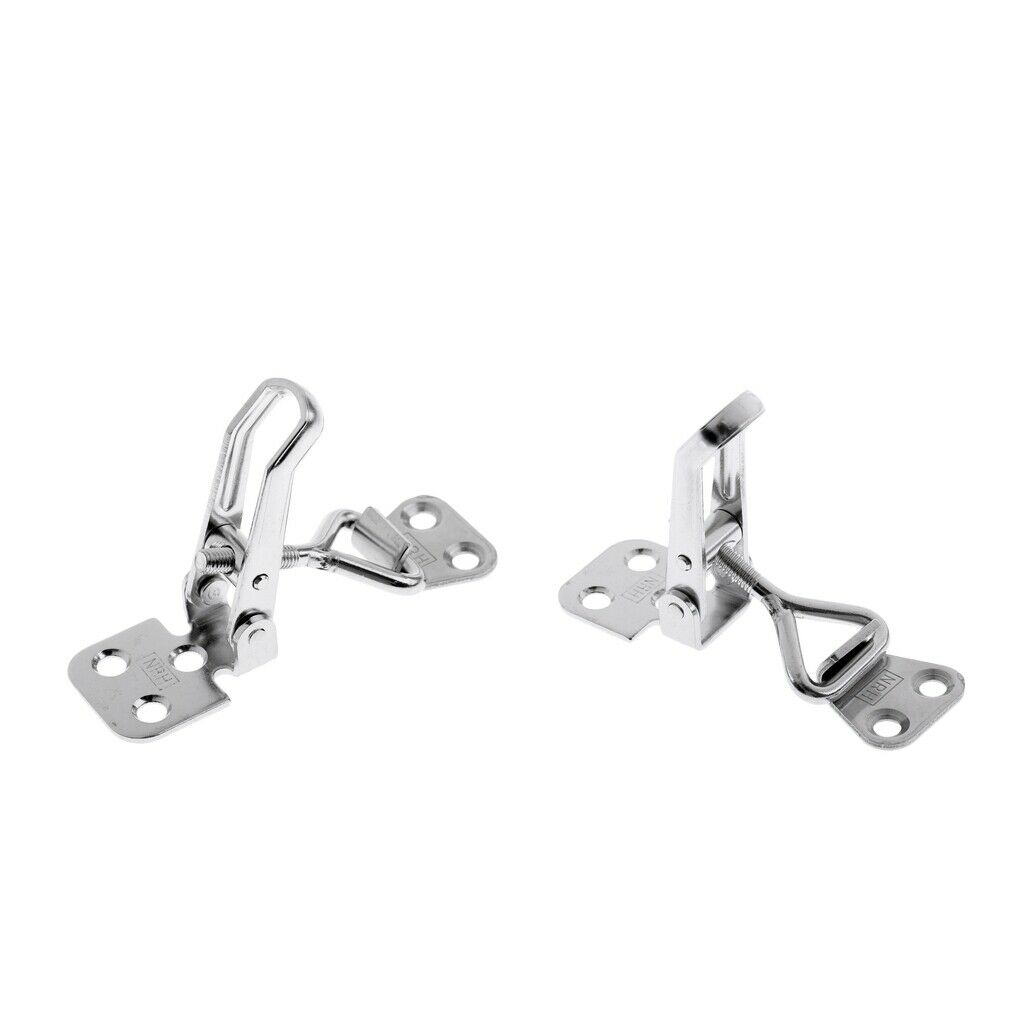 2pcs Boat Latch Catch Anti-Rattle Clamp Clip 75 x 28mm/ 2.95 x 1.1 inch  -