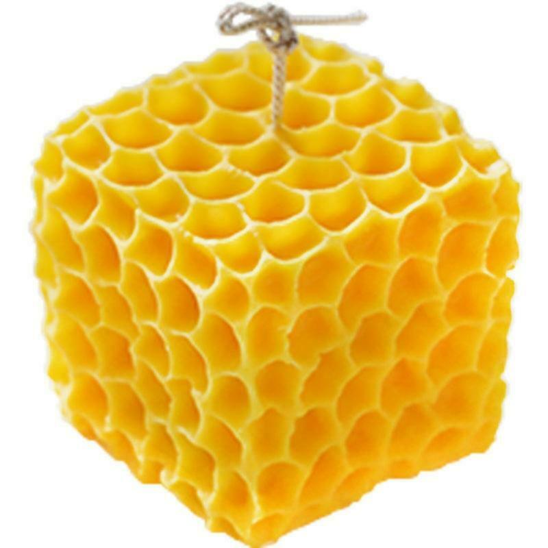 Honeycomb Cute Honeycomb Square Candles Silicone Mold Aromatherapy Candle Mold