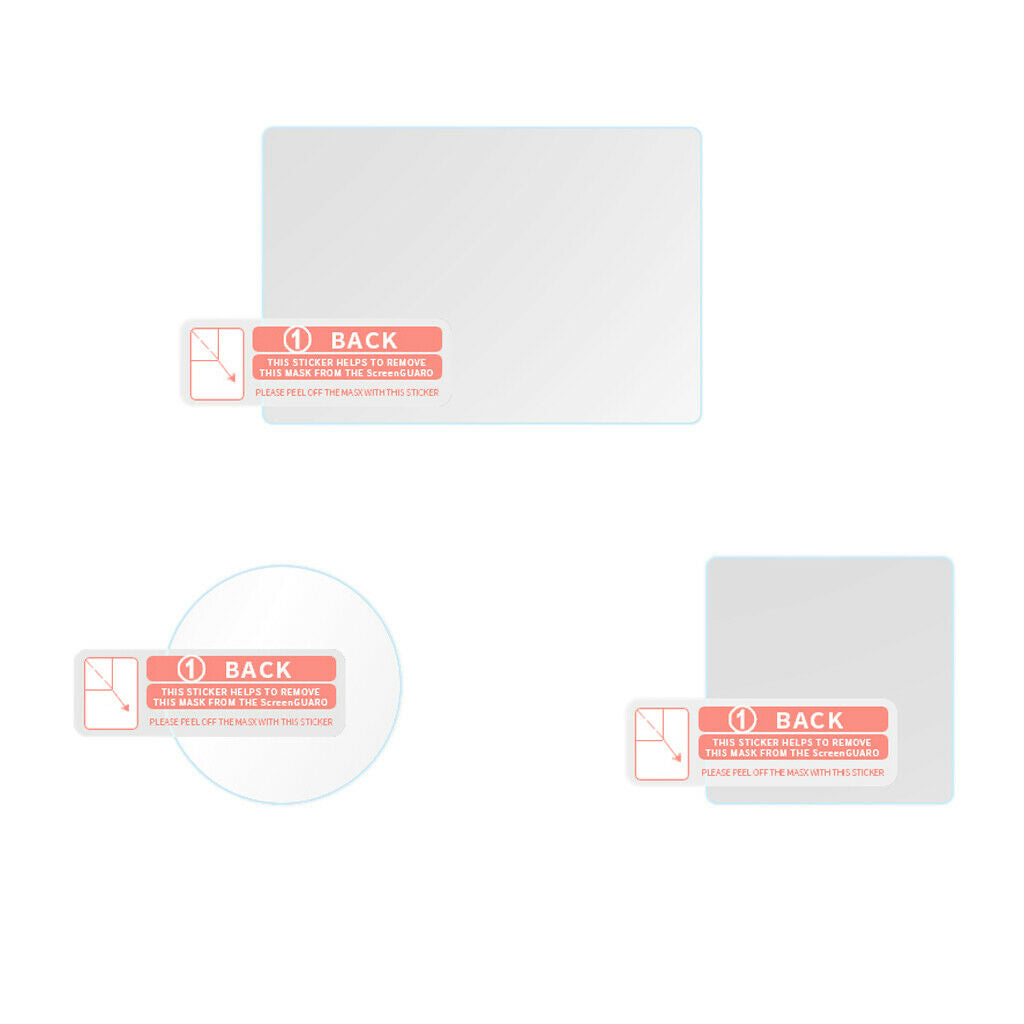 3 Pieces Tempered Glass Camera Lens Protector Fiberglass High Protective Film
