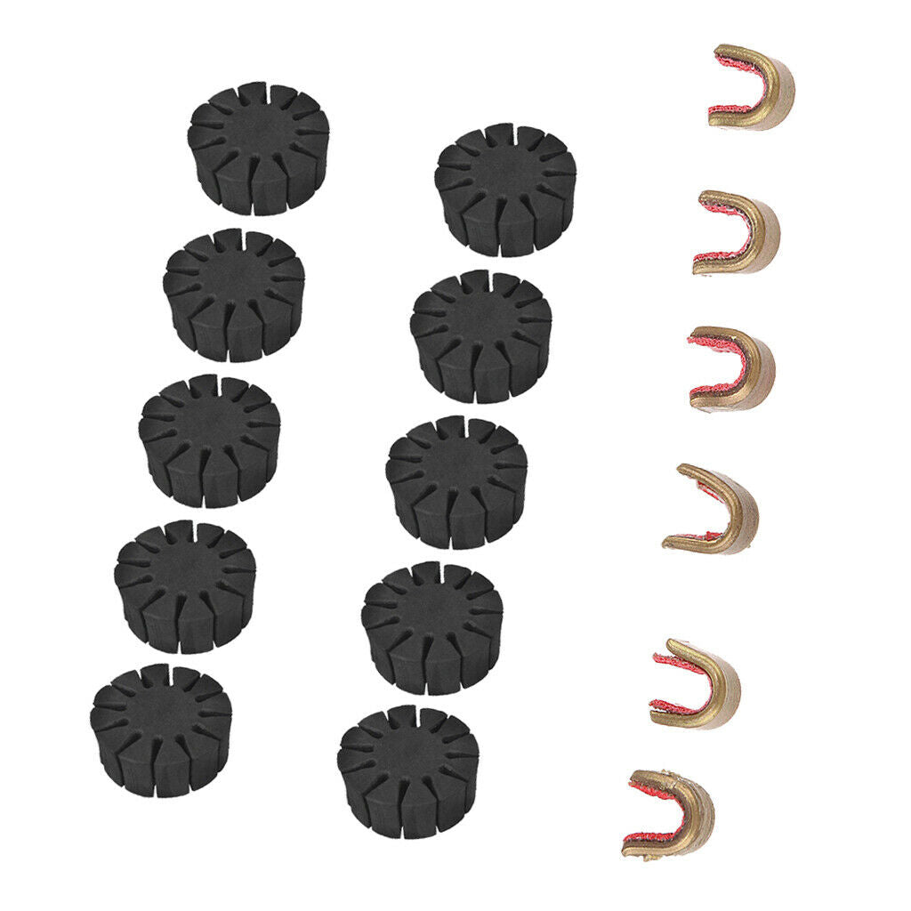6 Pieces Of Arrow Nocks With 10 Pcs Of Sport Accessory Separator
