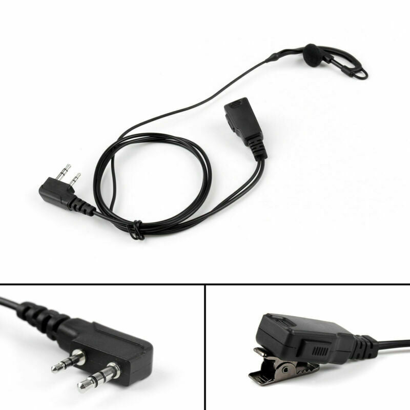 Ear-Hook Earpiece Headset Two Way P For BaoFeng Kenwood HYT TYT Talkie Radio  UA