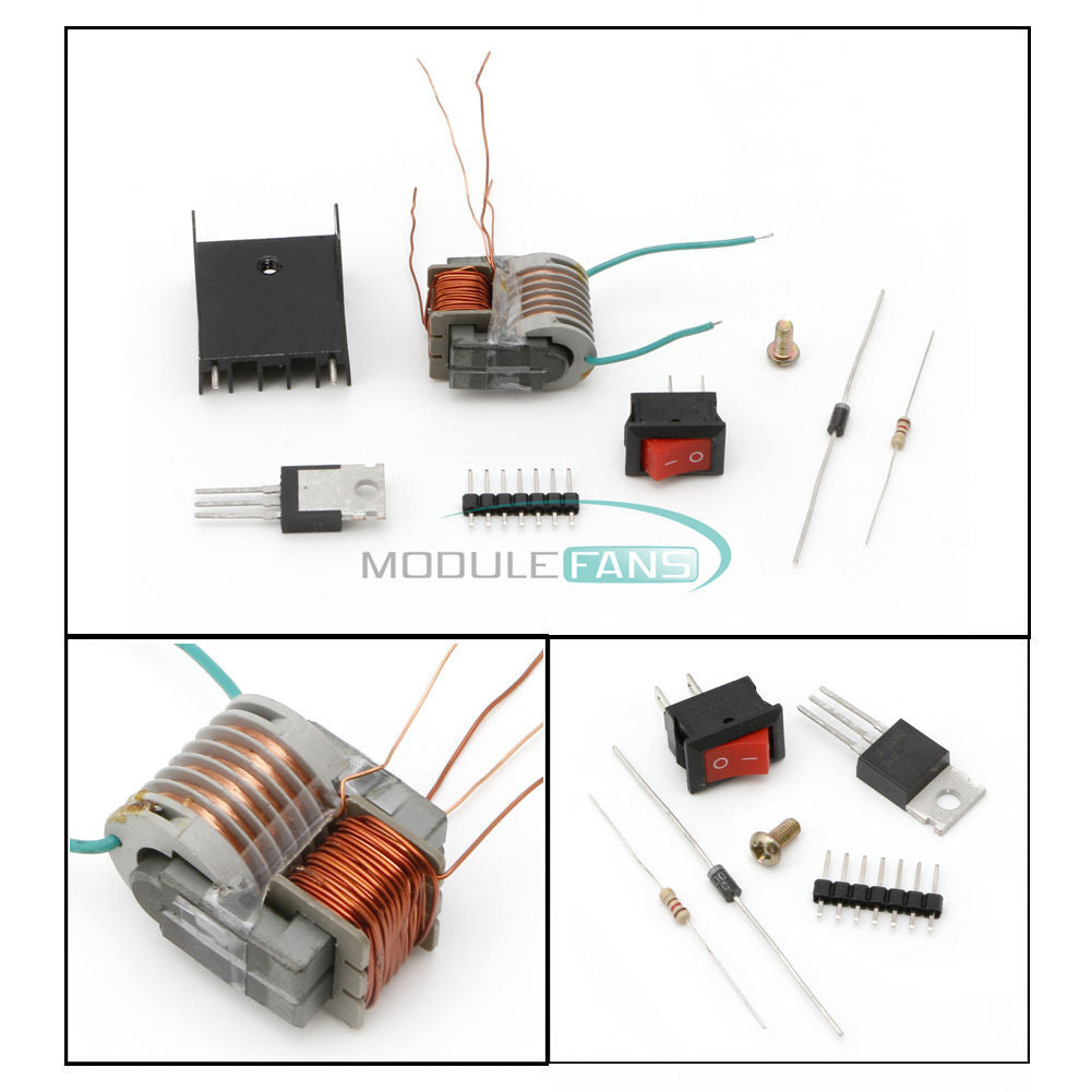 High Voltage Generator Inverter Electric Ignitor 15KV 18650 Battery DC DIY Kit