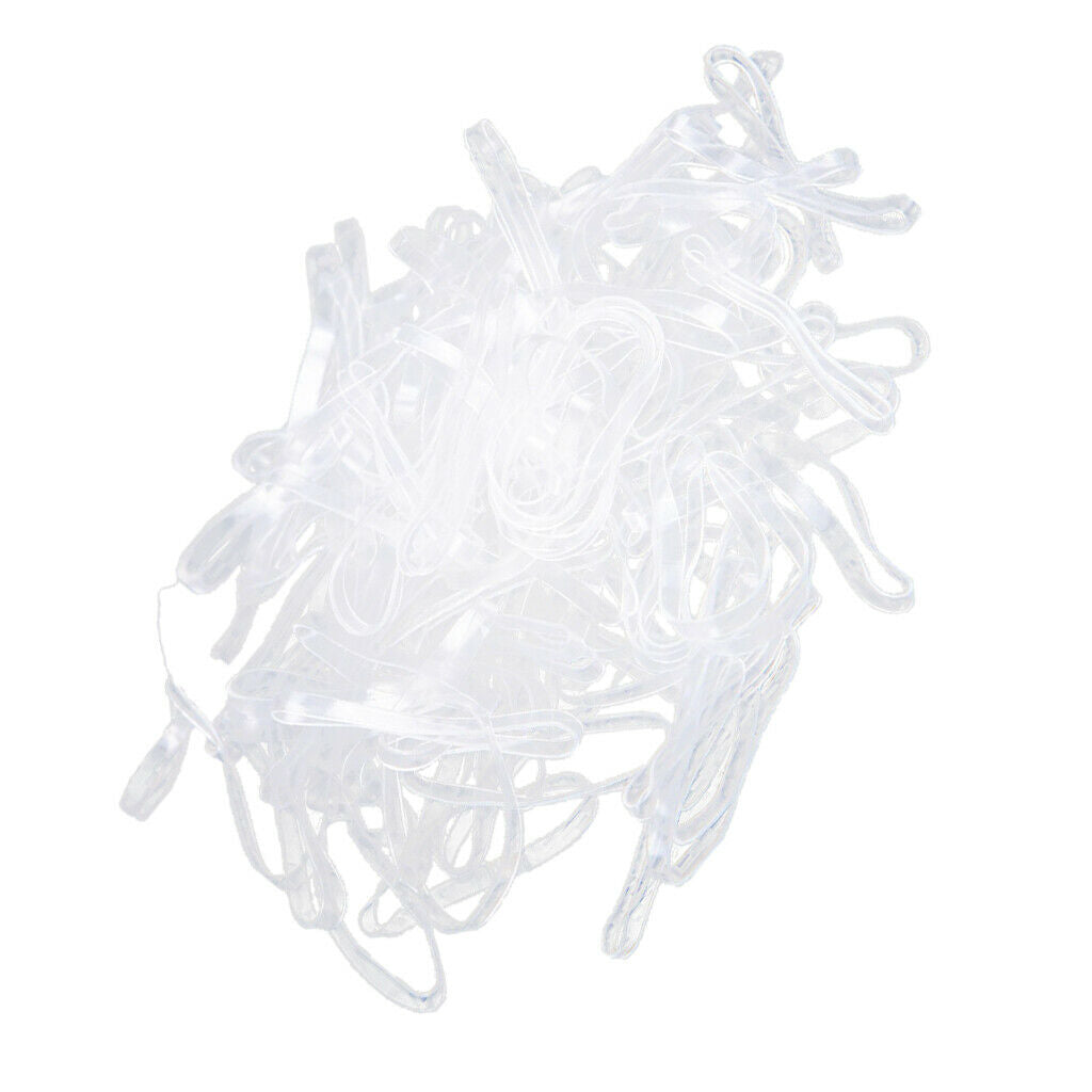 300 Pieces Fashion Elastic Ponytail Holders Hairband Hair Rubber Rings
