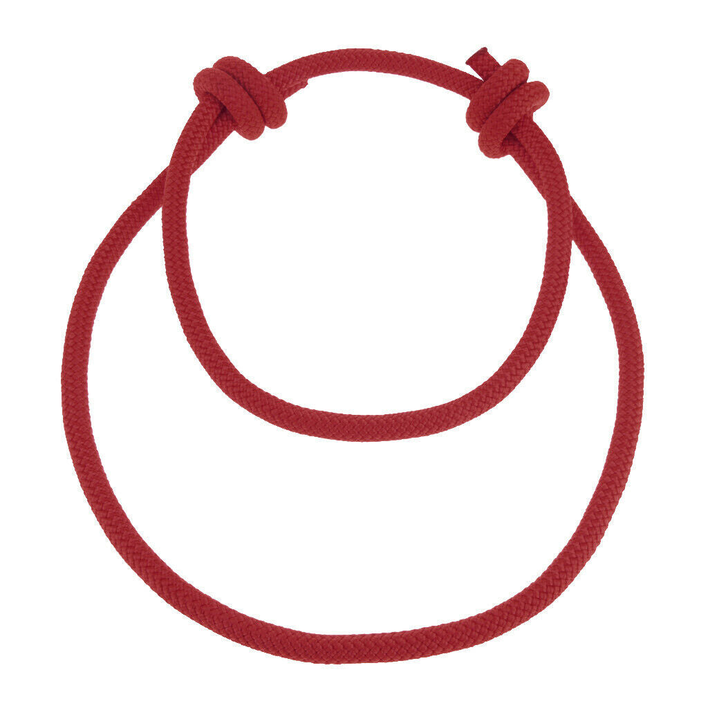 2X 6mm Heat Resistant Rock Climbing Knotted Pre-sewn Prusik Cord Red