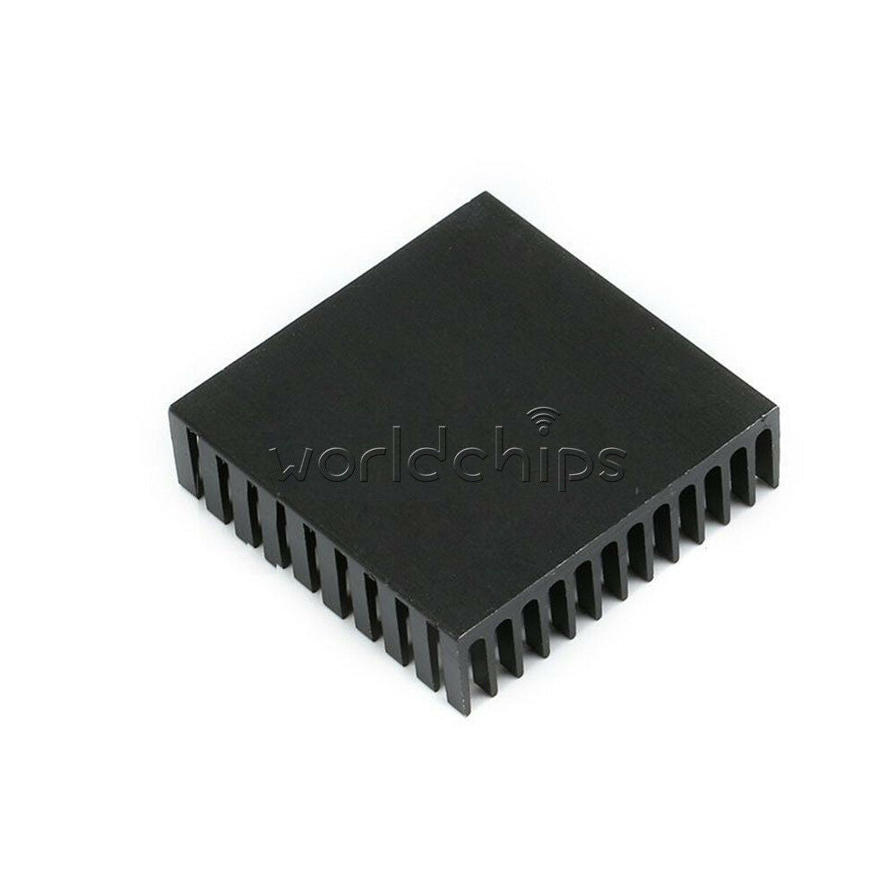 2PCS Aluminum 40x40x11mm Heatsink Cooling LED Power Memory Chip IC Transistor W