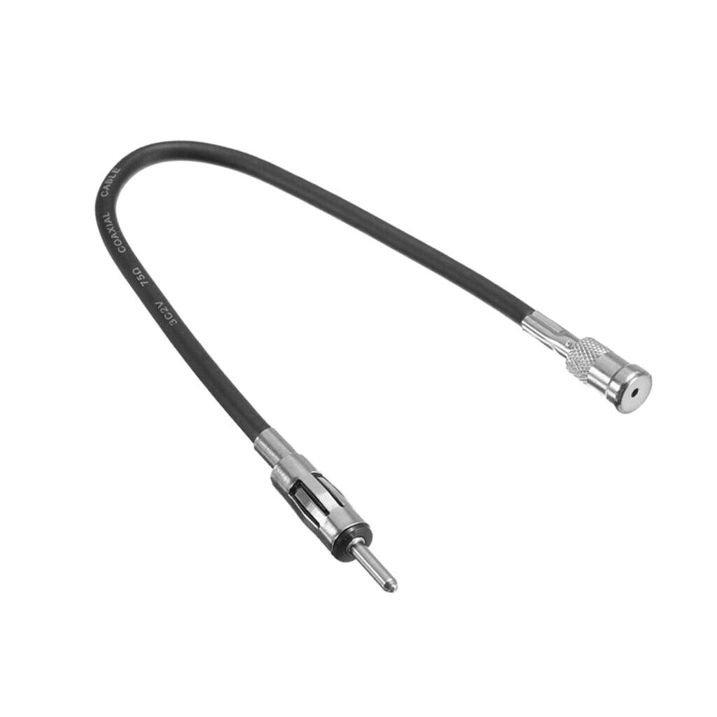 Car Radio Aerial Antenna Female Socket ISO Auf Din Plug Adapter FM Antenna
