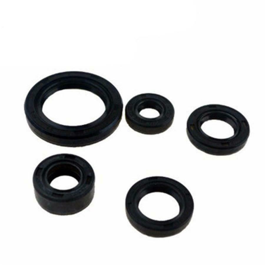 5x Motorcycle Engine Rubber Oil Seal Gear Shaft Seal Set For Suzuki GN125 GS125