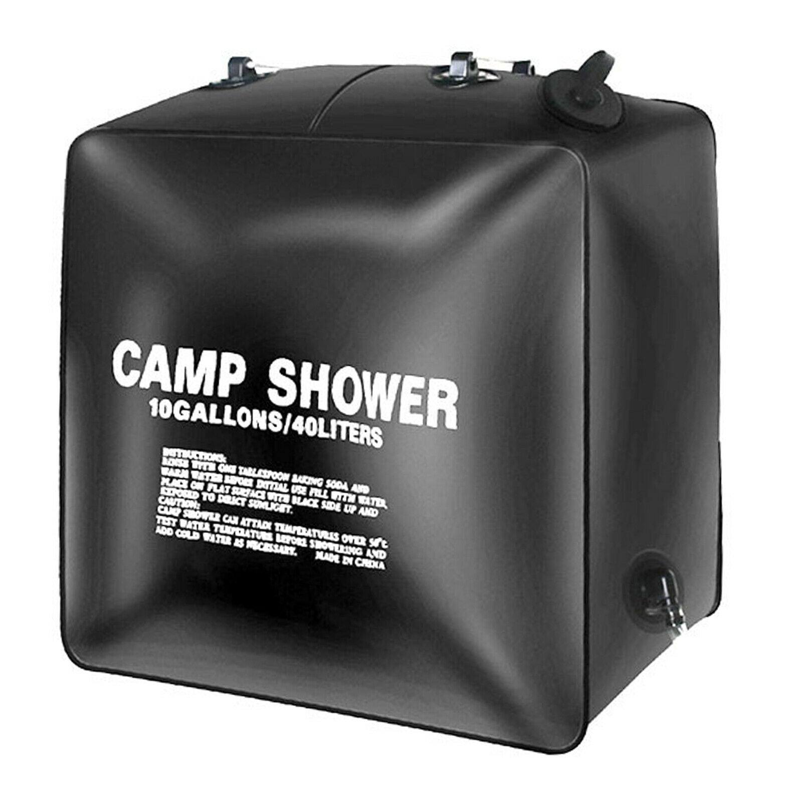 40 Litre Solar Camp Shower Bag Outdoor Natural Heated Water Portable Camping